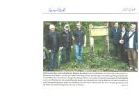 Teilnehmer zur Einweihung Baum des Jahres Rundweg in Hainburg